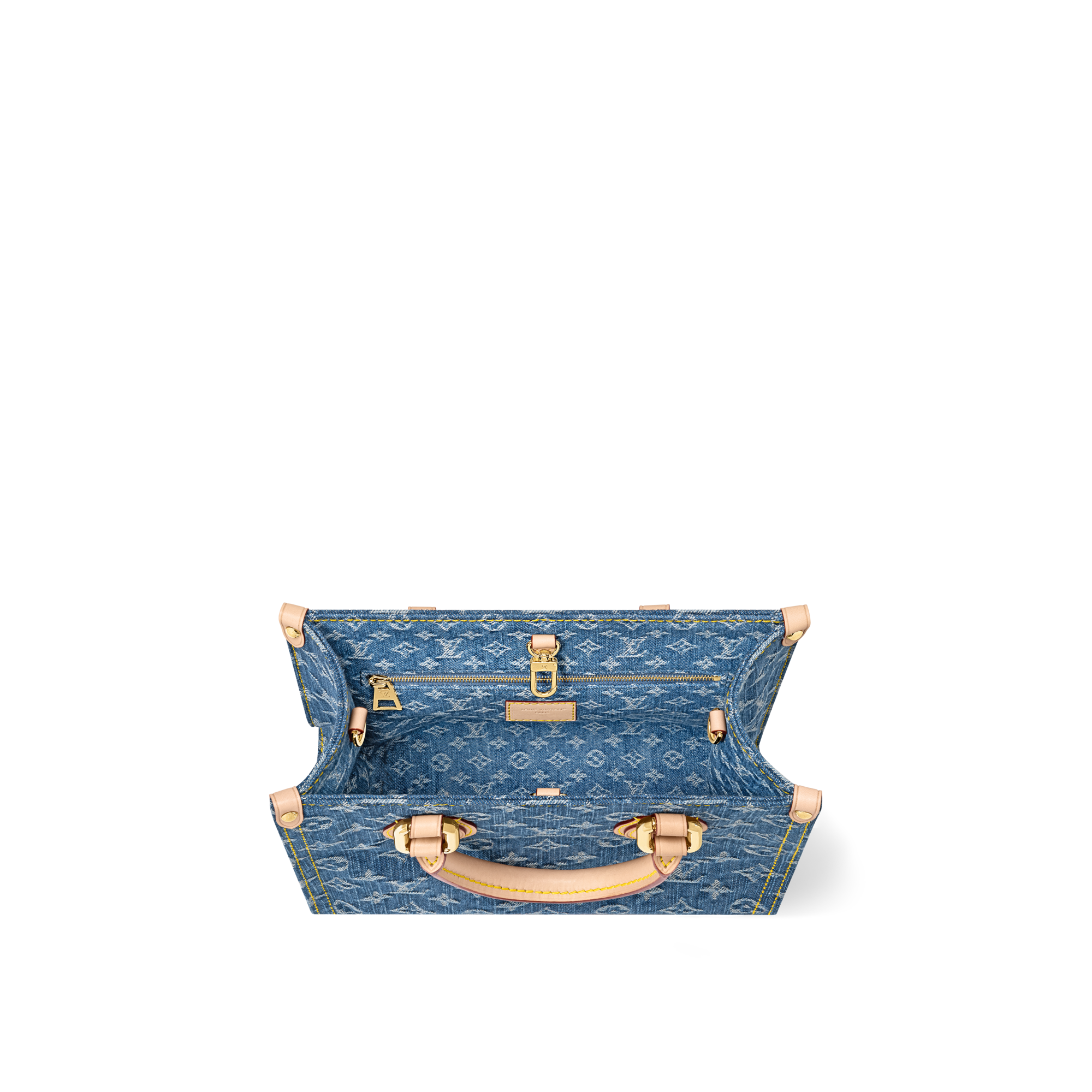 Toile Monogram Denim Sacs Femme Sacs Iconiques Cabas OnTheGo PM | Louis Vuitton ® (Zoom produit)