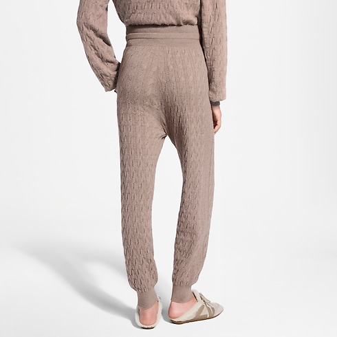 Ready-to-Wear Knitwear Cable Knit Jogging Pants | Louis Vuitton ® (Product zoom)