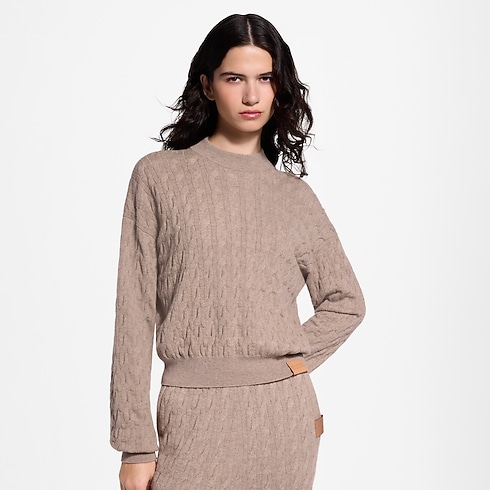 Ready-to-Wear Knitwear Cable Knit Pullover | Louis Vuitton ® (Product zoom)