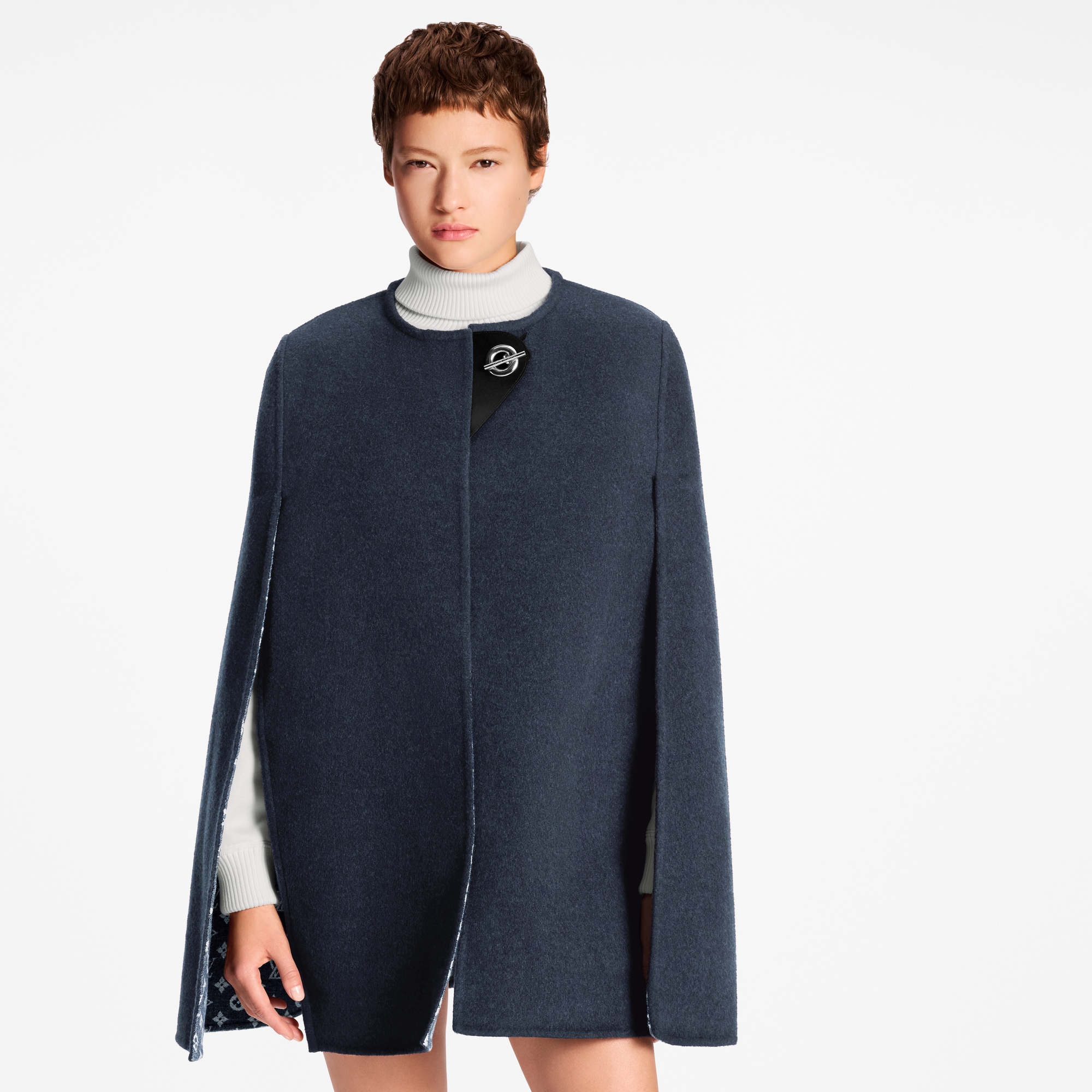  Prêt-à-Porter Manteaux et Vestes Cape à fermeture par chaîne | Louis Vuitton ® (Zoom produit)