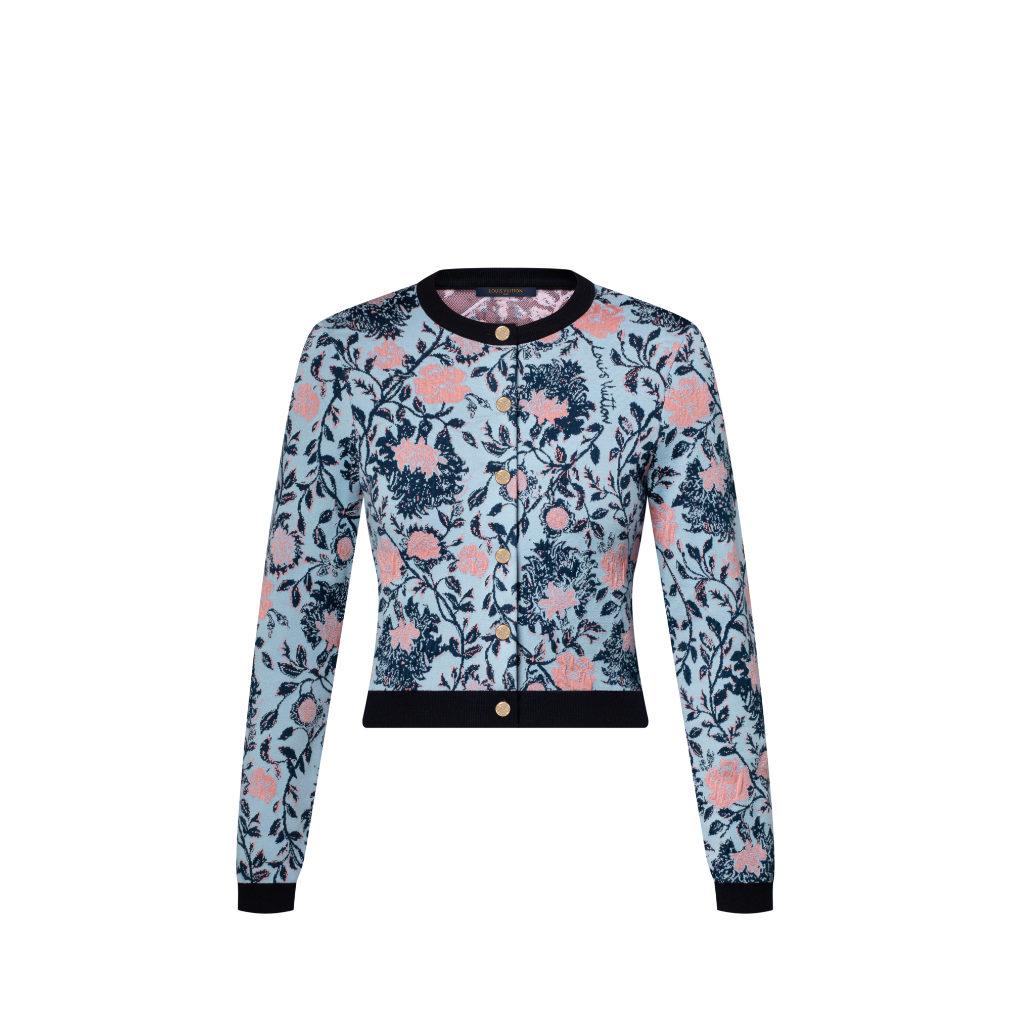  Prêt-à-Porter Maille Cardigan à motif floral | Louis Vuitton ® (Zoom produit)