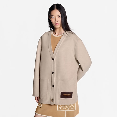 Prêt-à-Porter Maille Cardigan double-face | Louis Vuitton ® (Zoom produit)