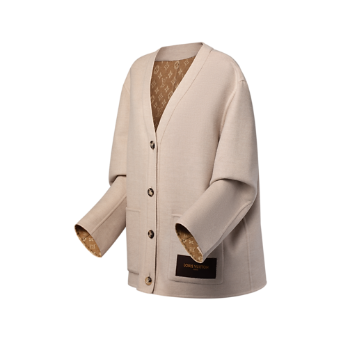 Prêt-à-Porter Maille Cardigan double-face | Louis Vuitton ® (Zoom produit)