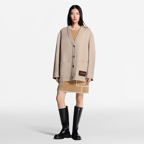 Prêt-à-Porter Maille Cardigan double-face | Louis Vuitton ® (Zoom produit)