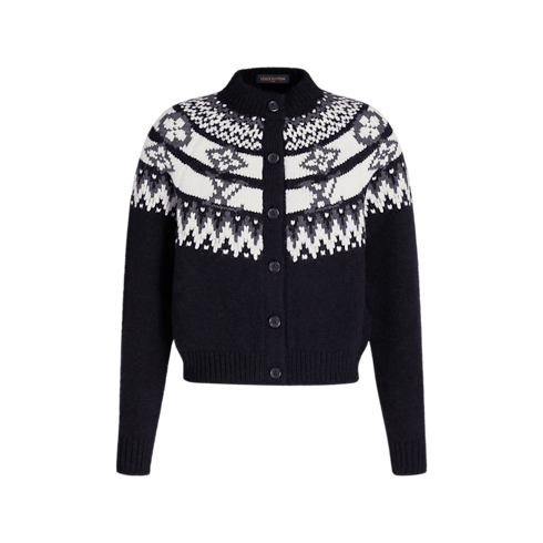 Prêt-à-Porter Tops et Chemises Cardigan en maille alpin | Louis Vuitton ® (Zoom produit)