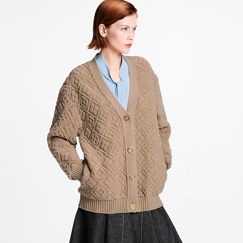 Prêt-à-Porter Maille Cardigan en tissu éponge Monogram | Louis Vuitton ® (Zoom produit)