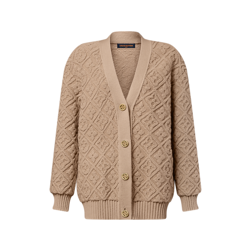 Prêt-à-Porter Maille Cardigan en tissu éponge Monogram | Louis Vuitton ® (Zoom produit)