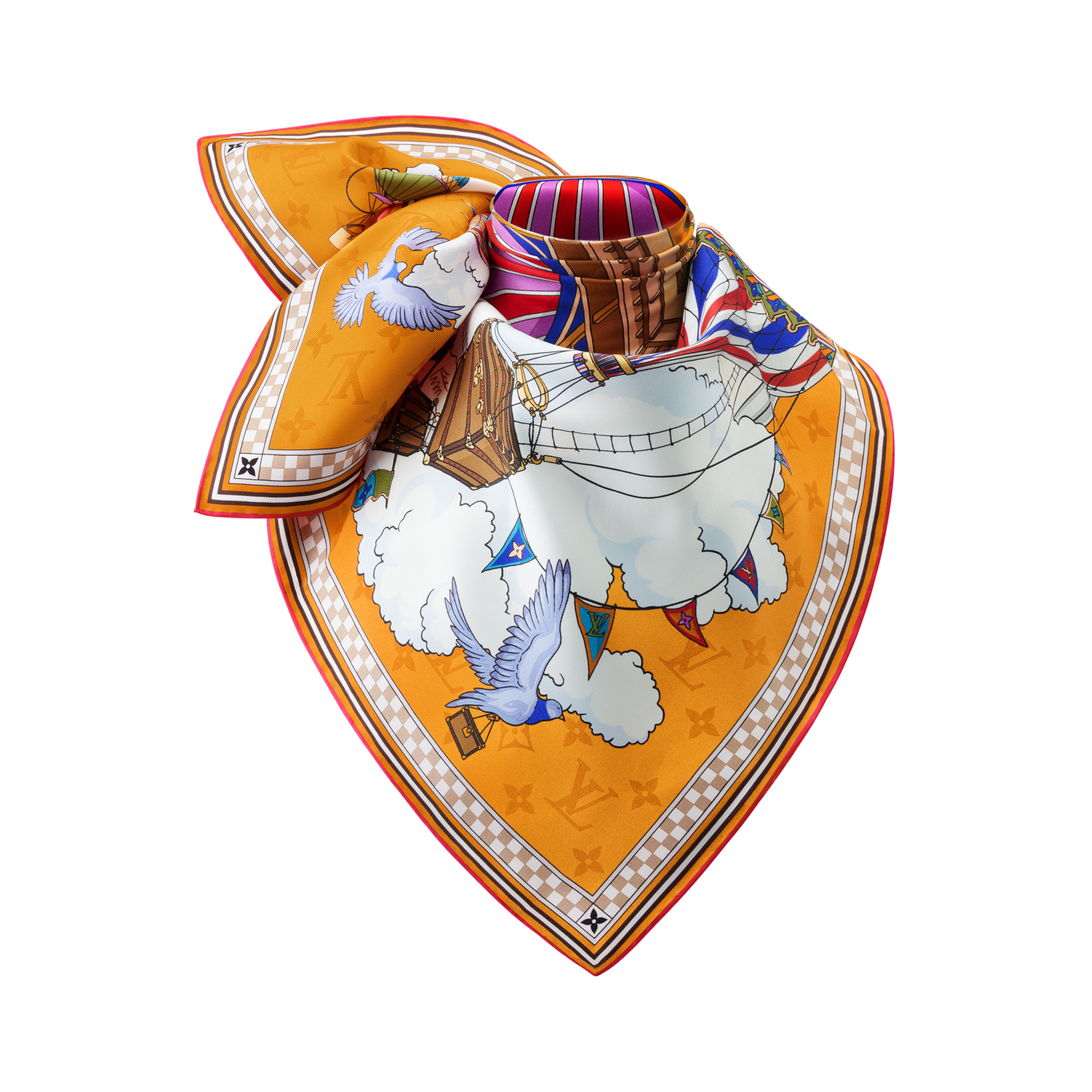 S00 Accessoires Carrés de Soie et Bandeaux Carré From The Cloud 90 | Louis Vuitton ® (Zoom produit)