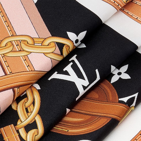 S00 Accessoires Carrés de Soie et Bandeaux Carré LV Strap 70 | Louis Vuitton ® (Zoom produit)