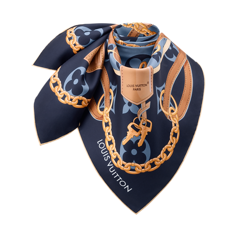 S00 Accessoires Carrés de Soie et Bandeaux Carré LV Strap 90 | Louis Vuitton ® (Zoom produit)