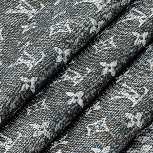 S00 Accessoires Carrés de Soie et Bandeaux Carré Monogram Infinity Denim 90 | Louis Vuitton ® (Zoom produit)