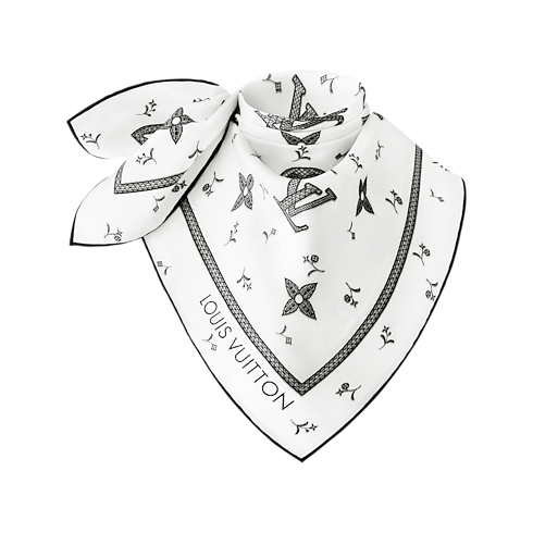 S00 Accessoires Carrés de Soie et Bandeaux Carré Monogram Romance 70 | Louis Vuitton ® (Zoom produit)
