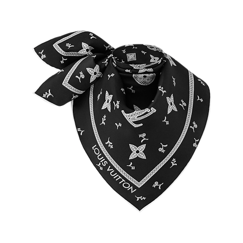 S00 Accessoires Carrés de Soie et Bandeaux Carré Monogram Romance 70 | Louis Vuitton ® (Zoom produit)
