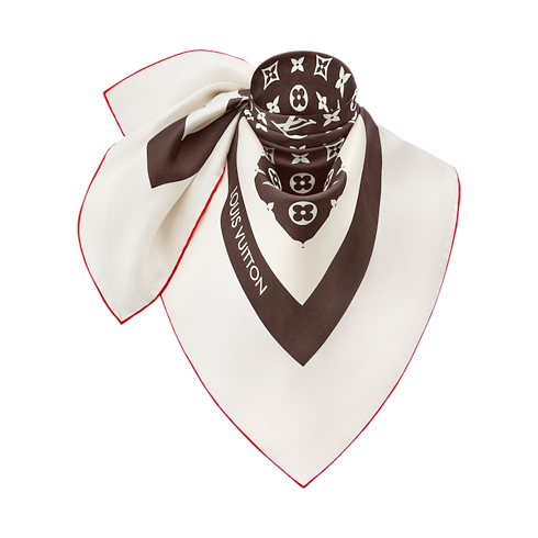 S00 Accessoires Carrés de Soie et Bandeaux Carré Monogram Silhouette 70 | Louis Vuitton ® (Zoom produit)