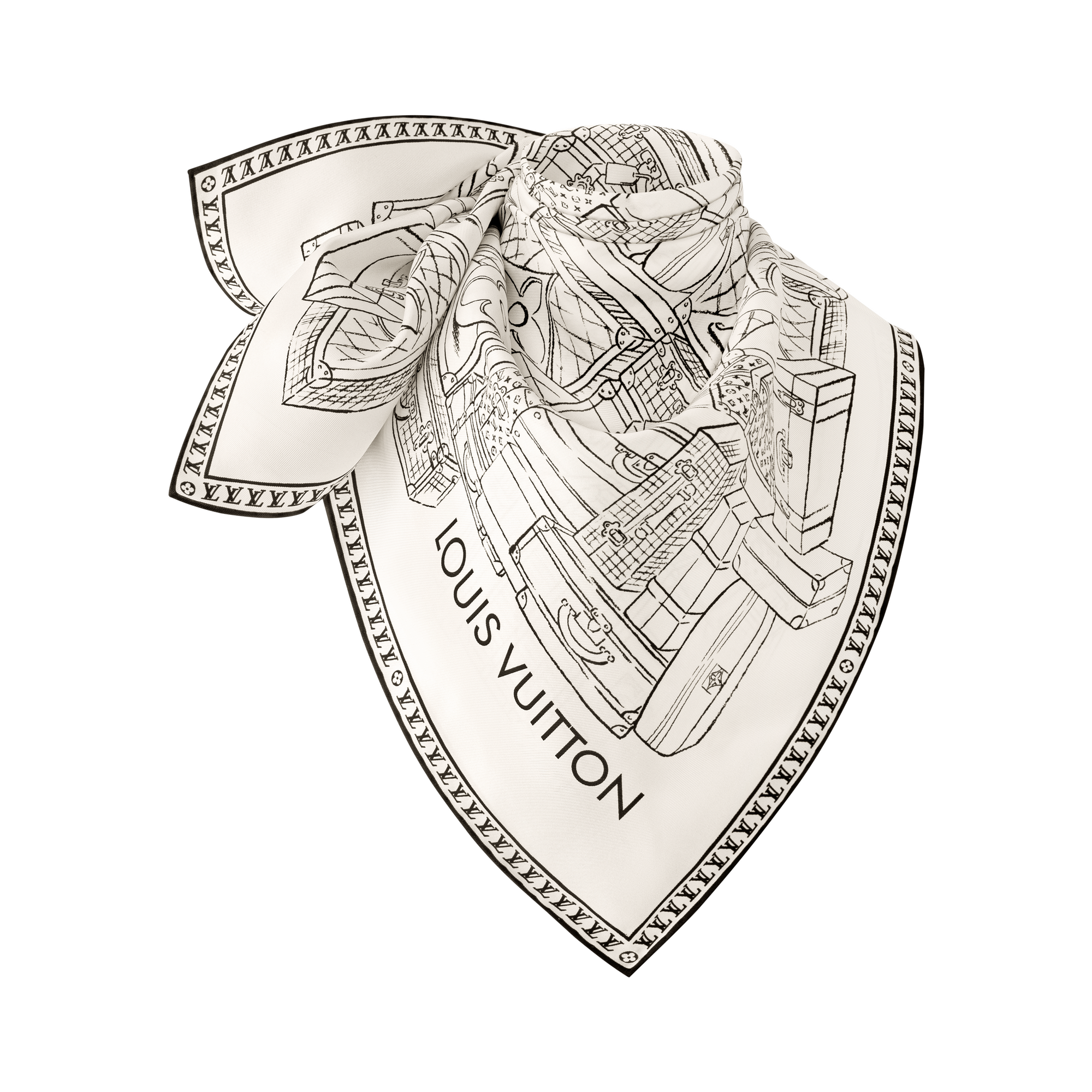 S00 Accessoires Carrés de Soie et Bandeaux Carré My LV Luggage 90 | Louis Vuitton ® (Zoom produit)