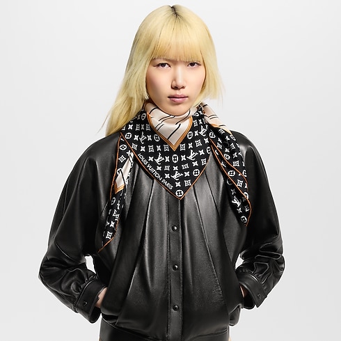 S00 Accessoires Carrés de Soie et Bandeaux Carré My Neverfull 90 | Louis Vuitton ® (Zoom produit)