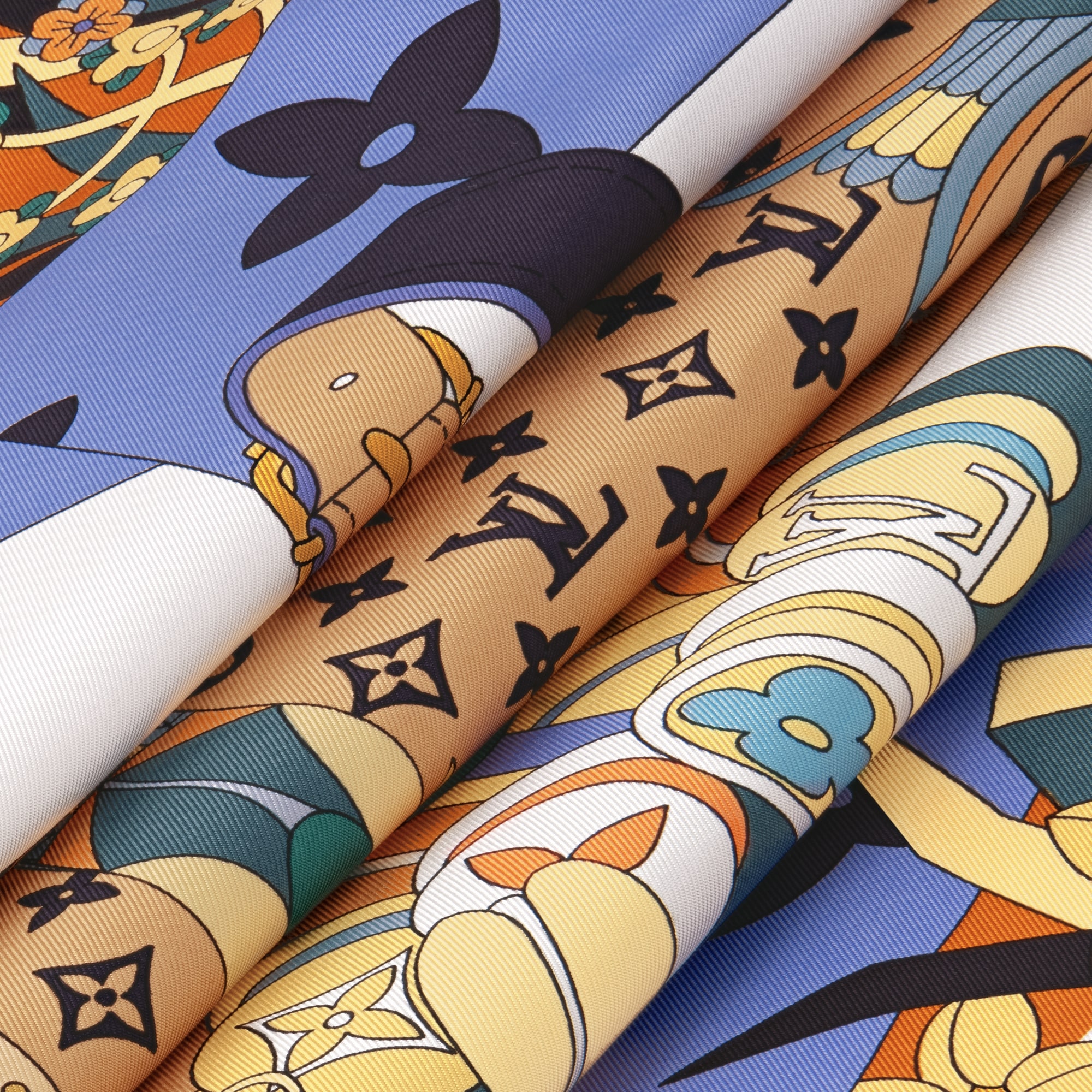 S00 Accessoires Carrés de Soie et Bandeaux Carré Picnic 90 | Louis Vuitton ® (Zoom produit)