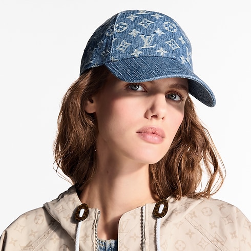 S00 Accessoires Chapeaux et Gants Casquette en denim | Louis Vuitton ® (Zoom produit)