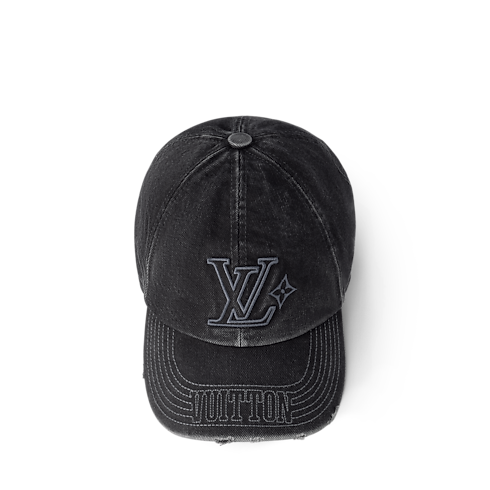 S00 Accessoires Chapeaux, Gants et Chaussettes Casquette LV Denim Washed | Louis Vuitton ® (Zoom produit)