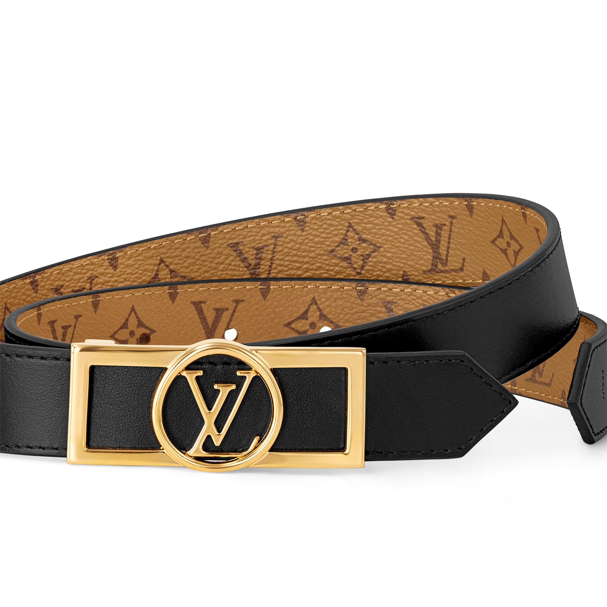 Autres Toiles Monogram Accessoires Ceintures Ceinture Dauphine 25 mm réversible | Louis Vuitton ® (Zoom produit)