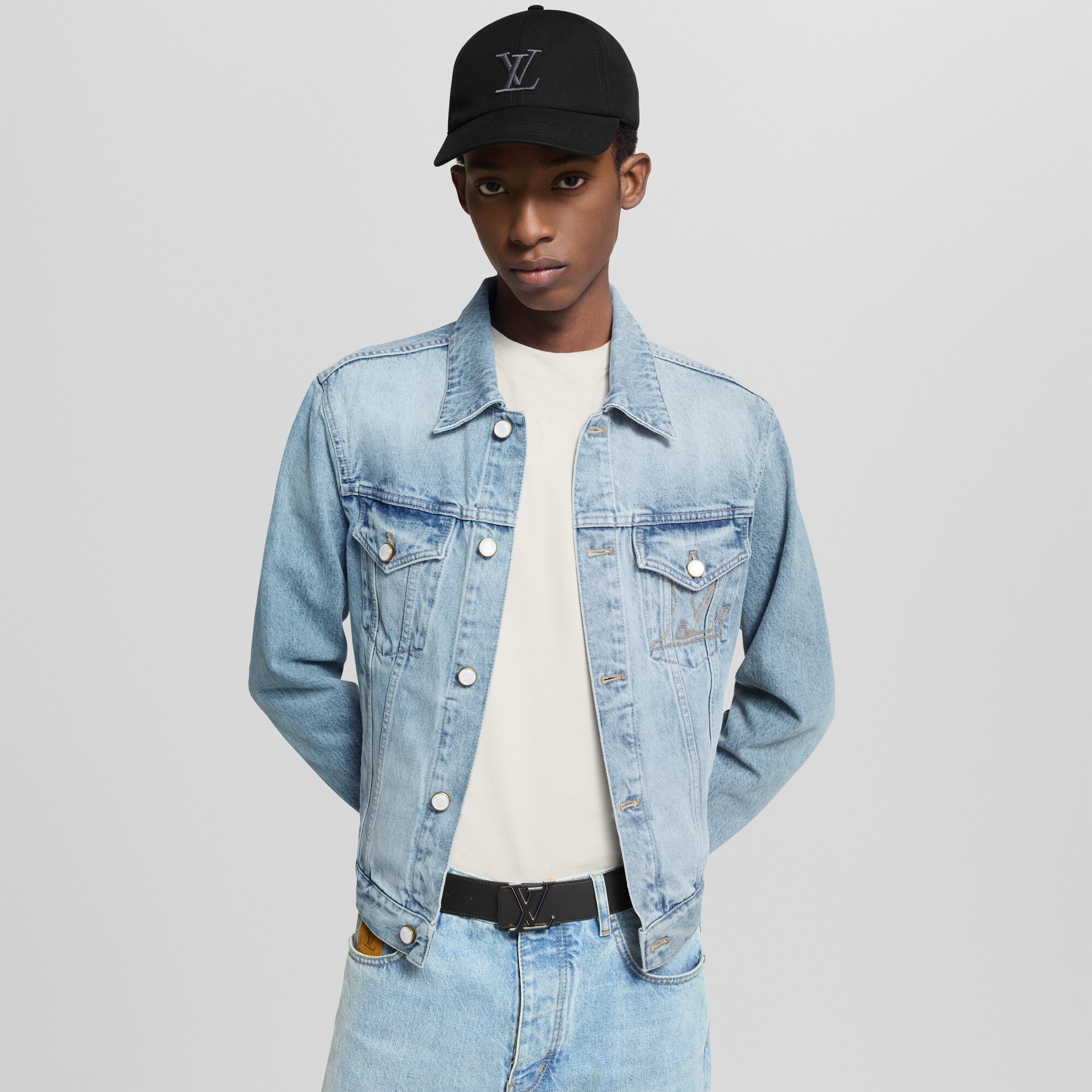 Toile Monogram Eclipse Accessoires Ceintures Ceinture LV 3 Steps 40 mm réversible | Louis Vuitton ® (Zoom produit)