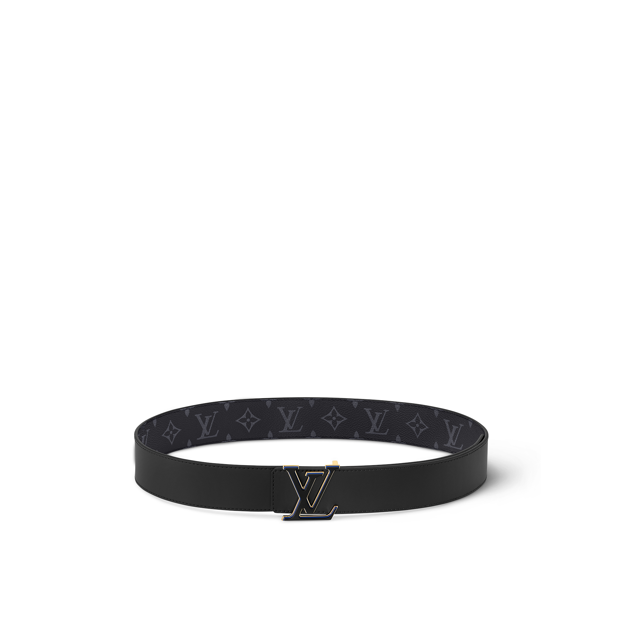 Toile Monogram Eclipse Accessoires Ceintures Ceinture LV 3 Steps 40 mm réversible | Louis Vuitton ® (Zoom produit)
