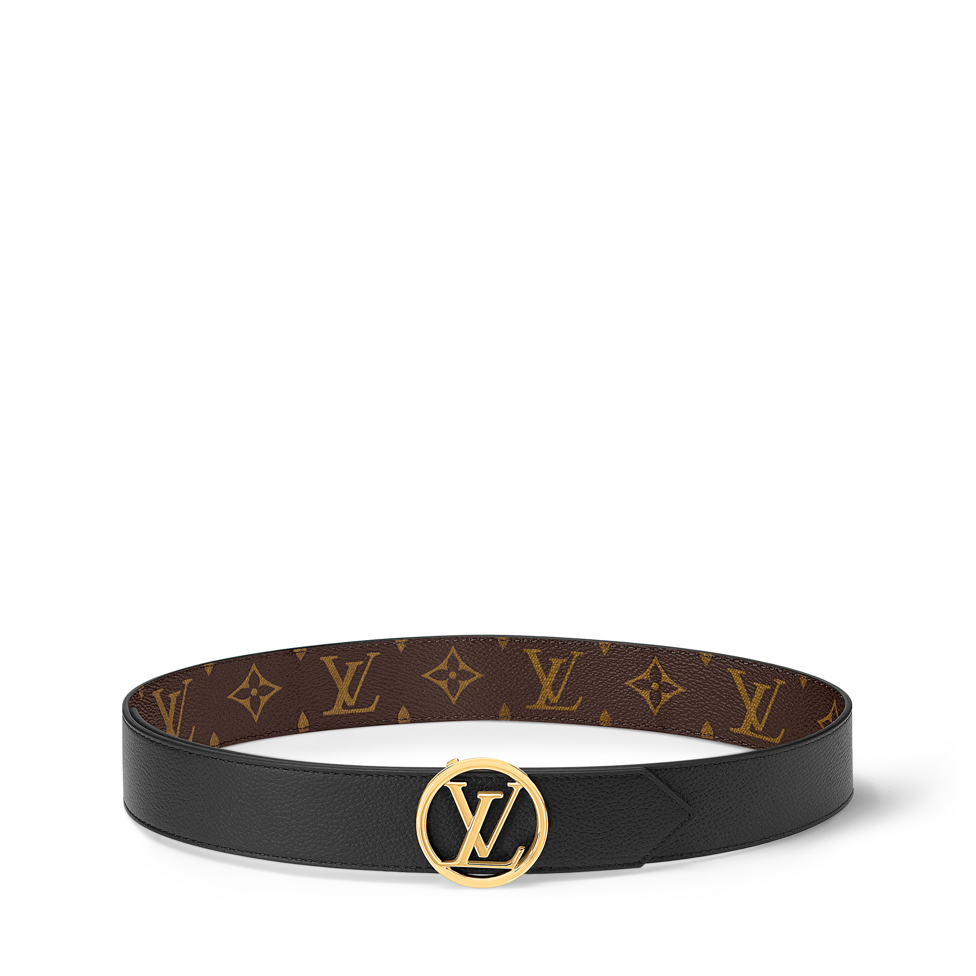 Monogram Accessoires Ceintures Ceinture LV Circle 35 mm réversible | Louis Vuitton ® (Zoom produit)
