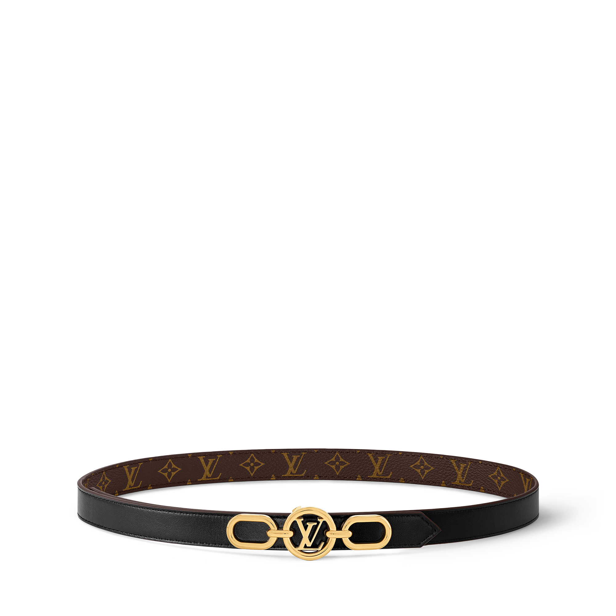 Monogram Accessoires Ceintures Ceinture LV Circle Prime 20 mm réversible | Louis Vuitton ® (Zoom produit)