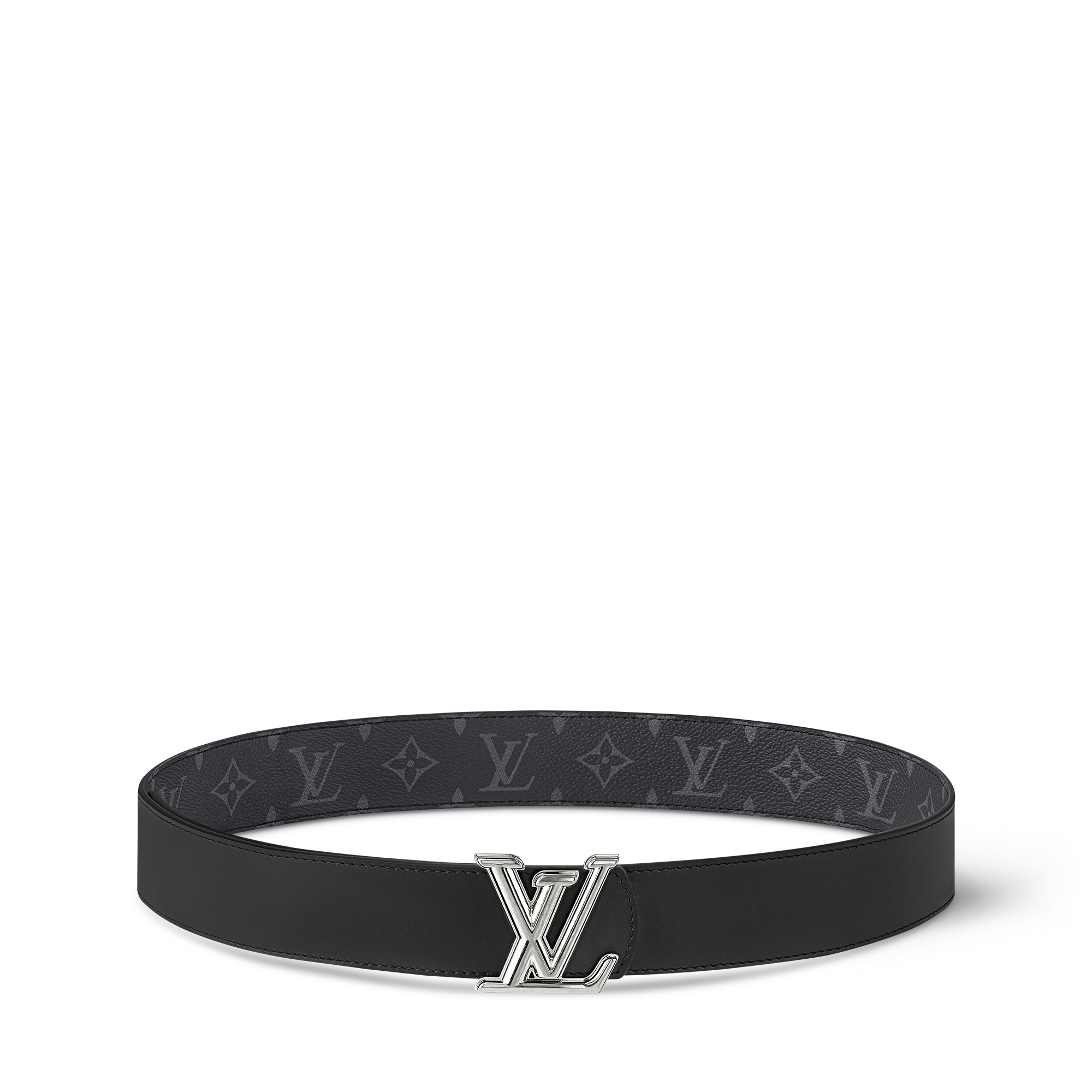 Toile Monogram Eclipse Accessoires Ceintures Ceinture LV Dimension 40 mm réversible | Louis Vuitton ® (Zoom produit)