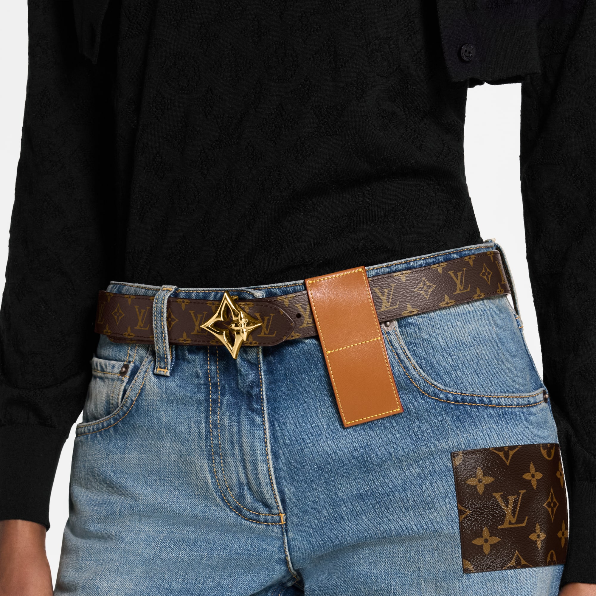  Accessoires Ceintures Ceinture LV Flowergram 30 mm réversible | Louis Vuitton ® (Zoom produit)
