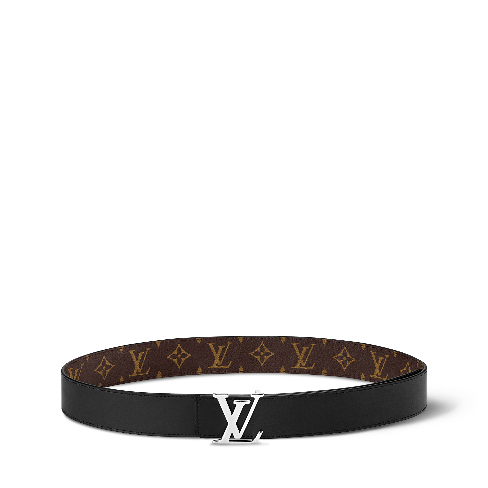  Cadeaux de Fetes Pour Lui } Ceinture LV Initiales 35 mm réversible | Louis Vuitton ® (Zoom produit)