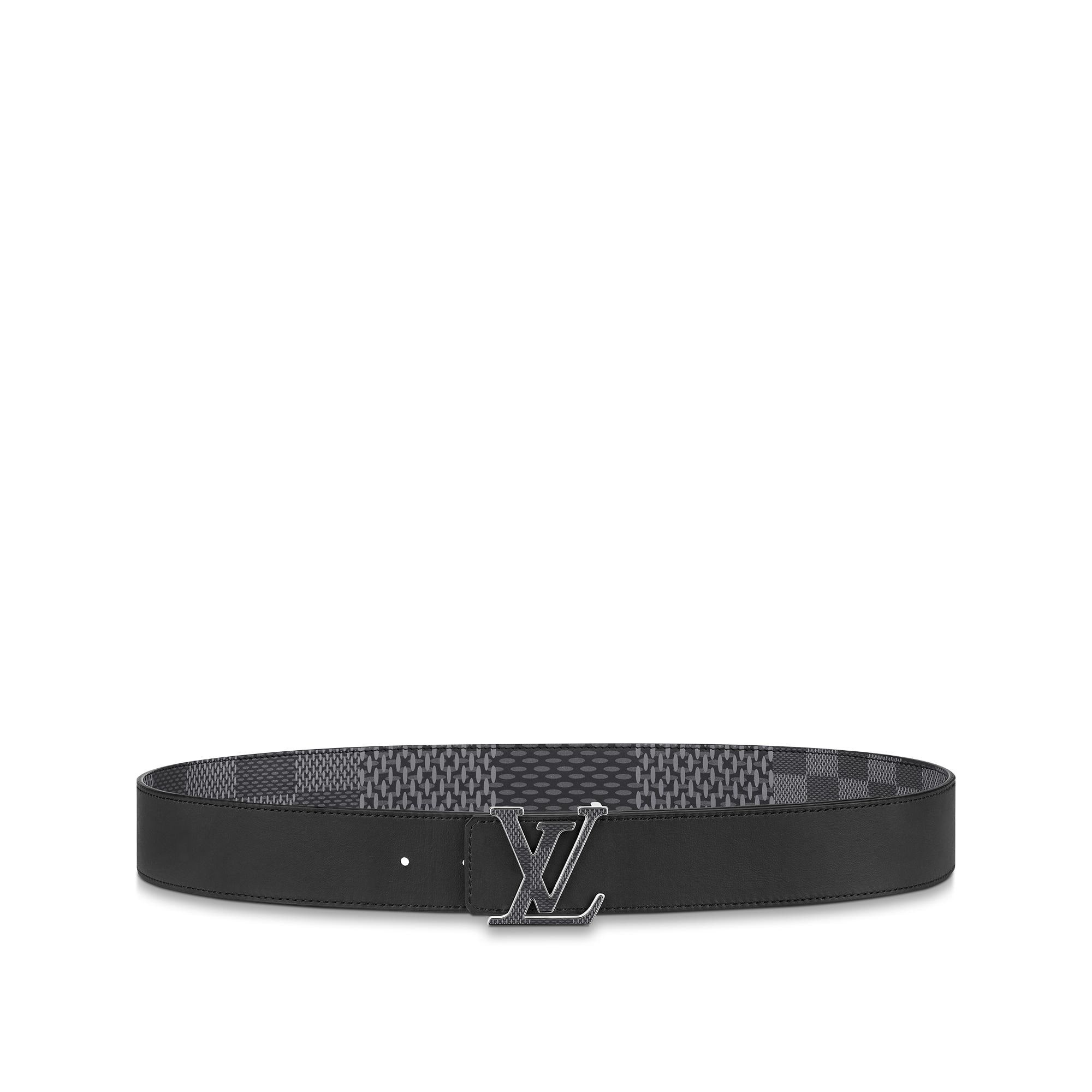 Cuir Damier Infini Accessoires Ceintures Ceinture LV Initiales 40 mm réversible | Louis Vuitton ® (Zoom produit)