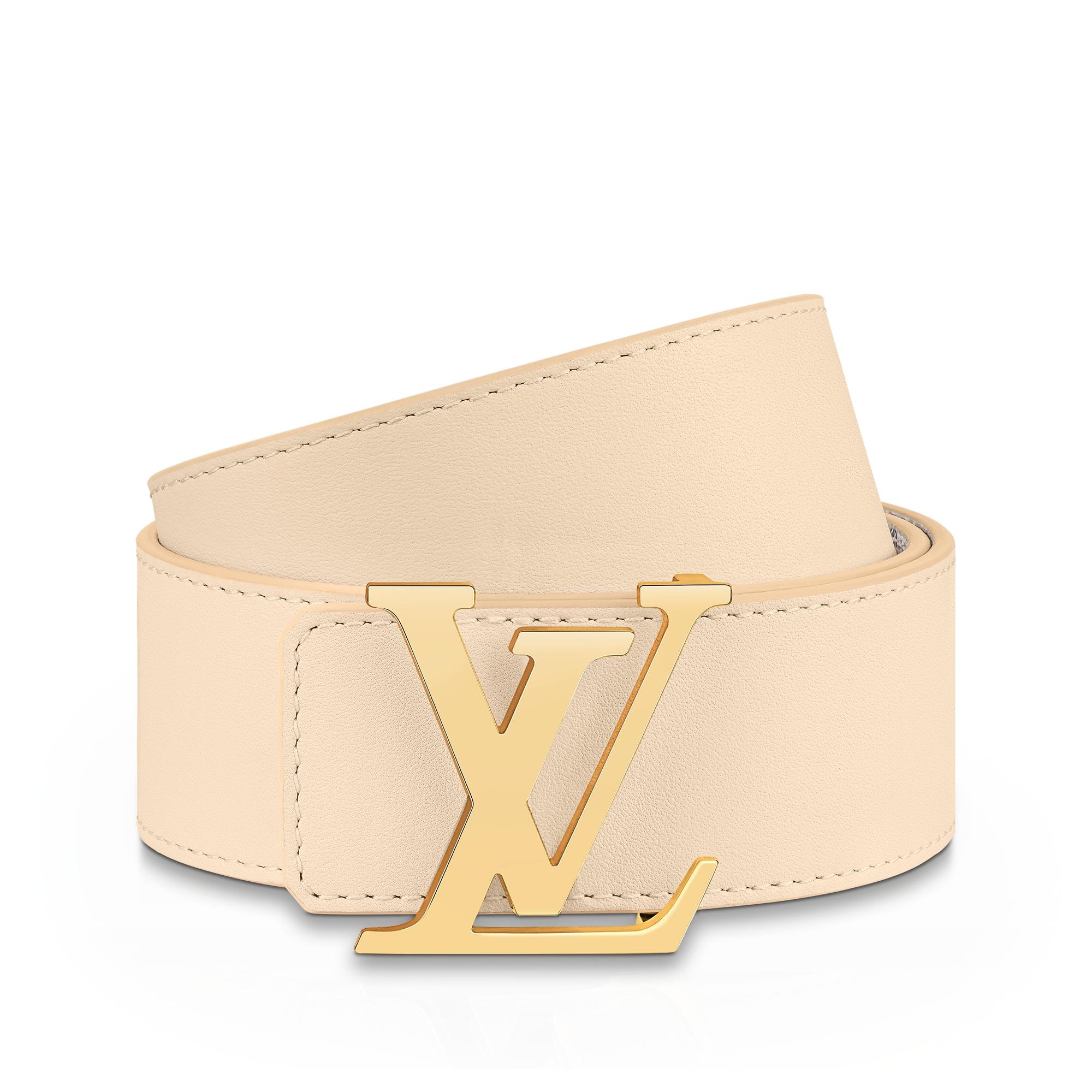 Damier Azur Accessoires Nouveau Cette Saison Ceinture LV Initiales 40 mm réversible | Louis Vuitton ® (Zoom produit)