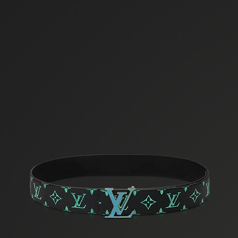 Monogram Heritage Accessoires Ceintures Ceinture LV Initiales Monogram Firefly 40 mm réversible | Louis Vuitton ® (Zoom produit)