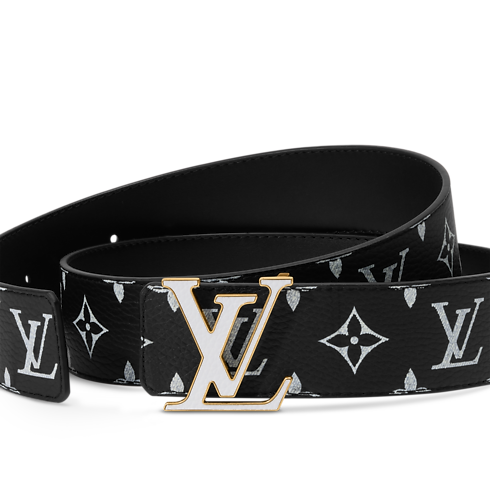 Monogram Heritage Accessoires Ceintures Ceinture LV Initiales Monogram Firefly 40 mm réversible | Louis Vuitton ® (Zoom produit)