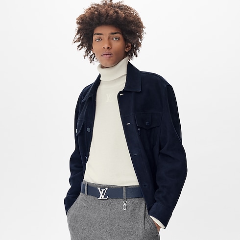 Cuir Taurillon Accessoires Nouveau Cette Saison Ceinture LV Initiales Taurillon 40 mm réversible | Louis Vuitton ® (Zoom produit)