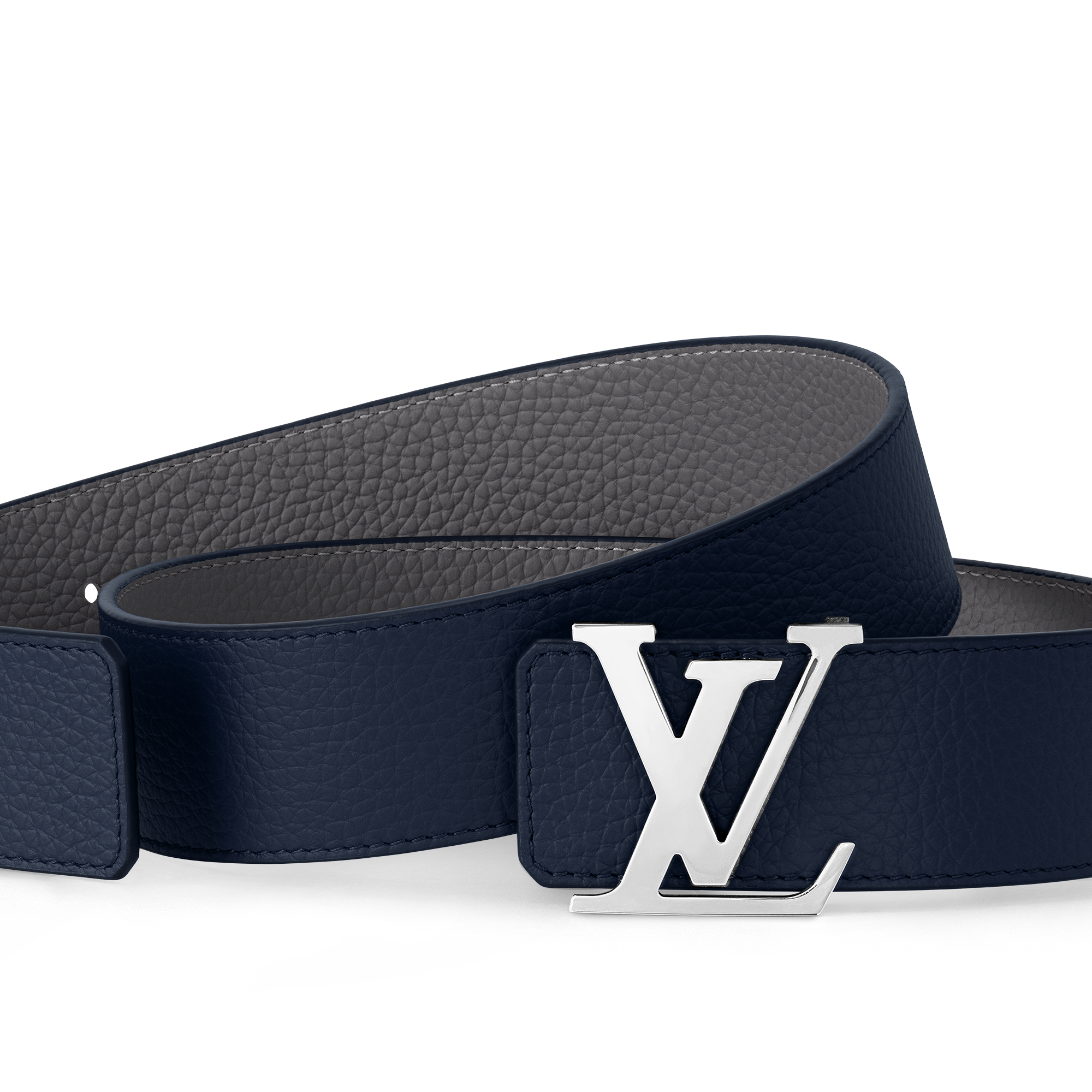 Cuir Taurillon Accessoires Nouveau Cette Saison Ceinture LV Initiales Taurillon 40 mm réversible | Louis Vuitton ® (Zoom produit)