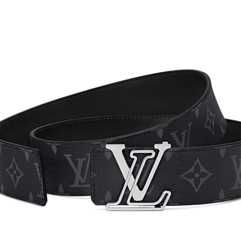 Toile Monogram Eclipse Accessoires Ceintures Ceinture LV Line 40 mm réversible | Louis Vuitton ® (Zoom produit)