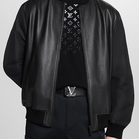 Toile Monogram Eclipse Accessoires Ceintures Ceinture LV Line 40 mm réversible | Louis Vuitton ® (Zoom produit)