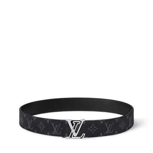 Toile Monogram Eclipse Accessoires Ceintures Ceinture LV Line 40 mm réversible | Louis Vuitton ® (Zoom produit)