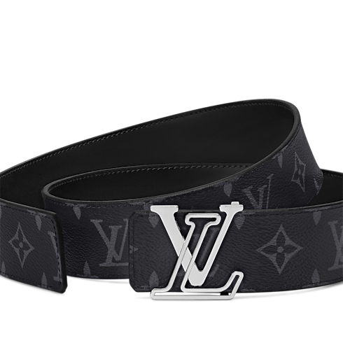 Toile Monogram Eclipse Accessoires Ceintures Ceinture LV Line 40 mm réversible | Louis Vuitton ® (Zoom produit)