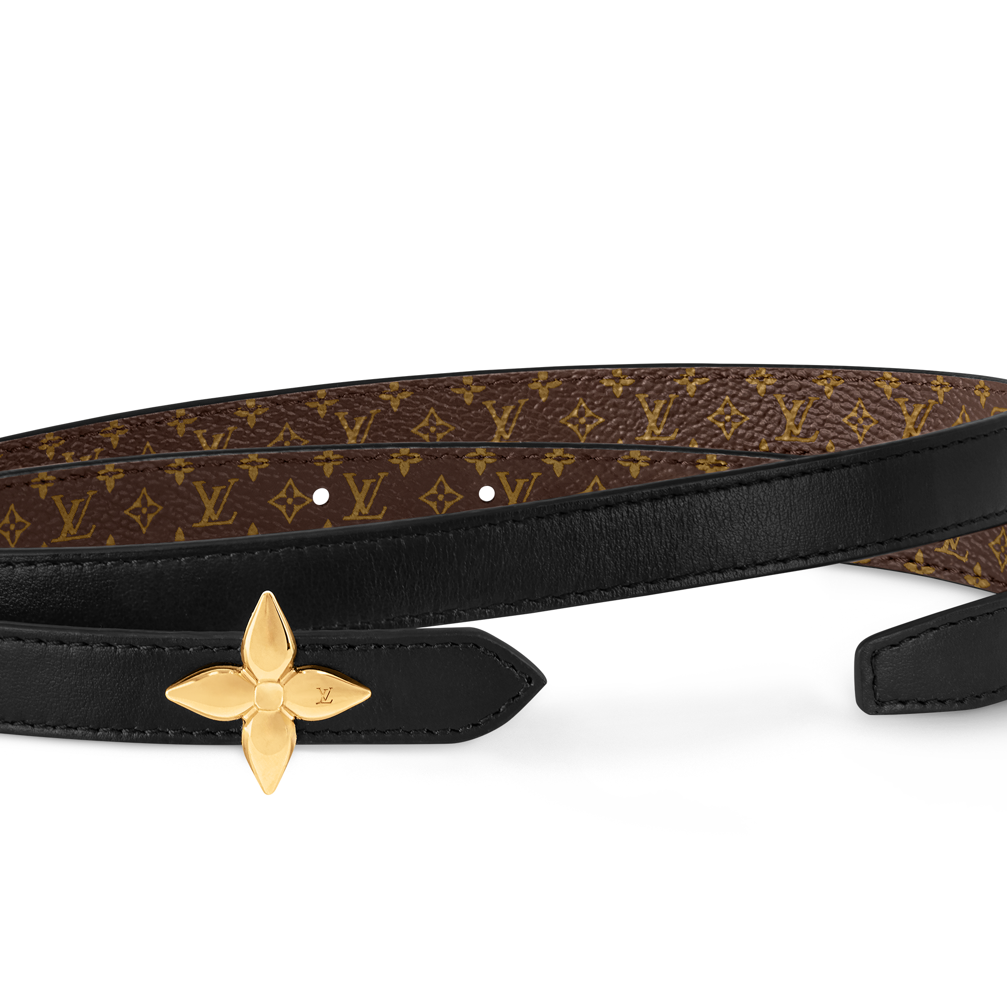  Accessoires Ceintures Ceinture LV Mini Flowergram 15 mm réversible | Louis Vuitton ® (Zoom produit)