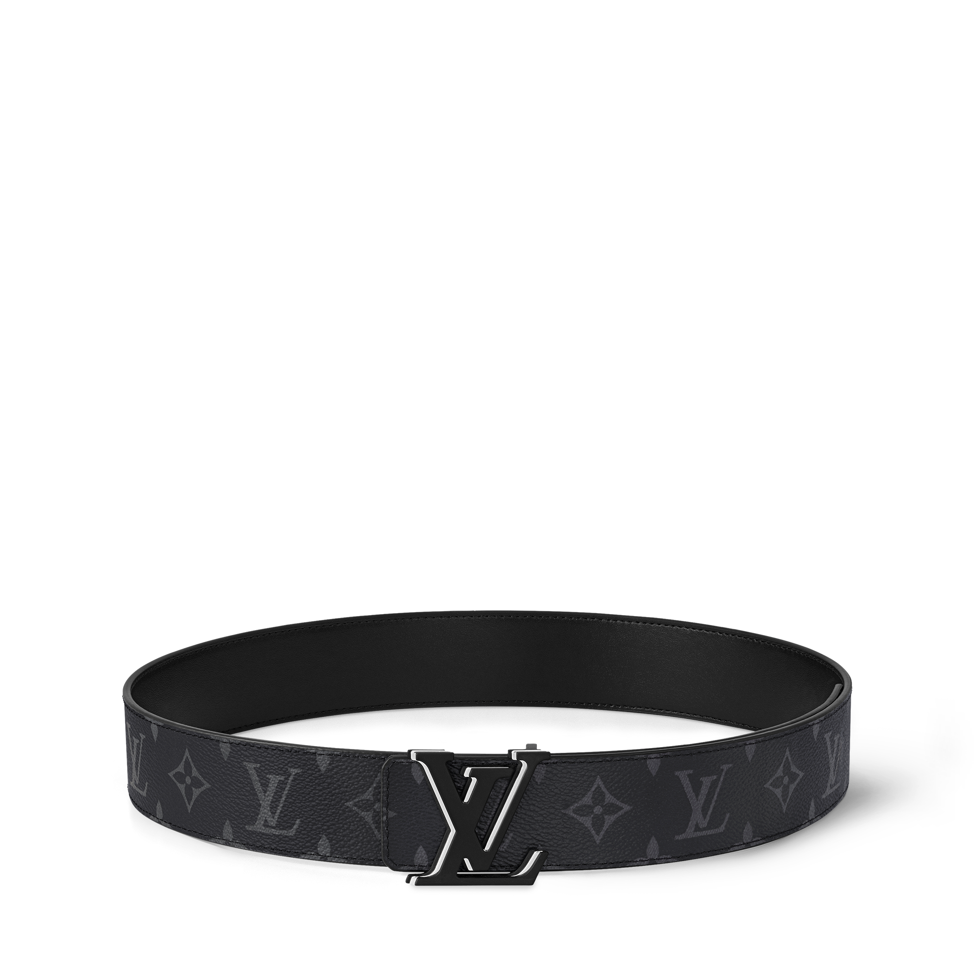 Toile Monogram Eclipse Accessoires Ceintures Ceinture LV Optic 40 mm réversible | Louis Vuitton ® (Zoom produit)