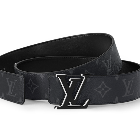 Toile Monogram Eclipse Accessoires Ceintures Ceinture LV Optic 40 mm réversible | Louis Vuitton ® (Zoom produit)