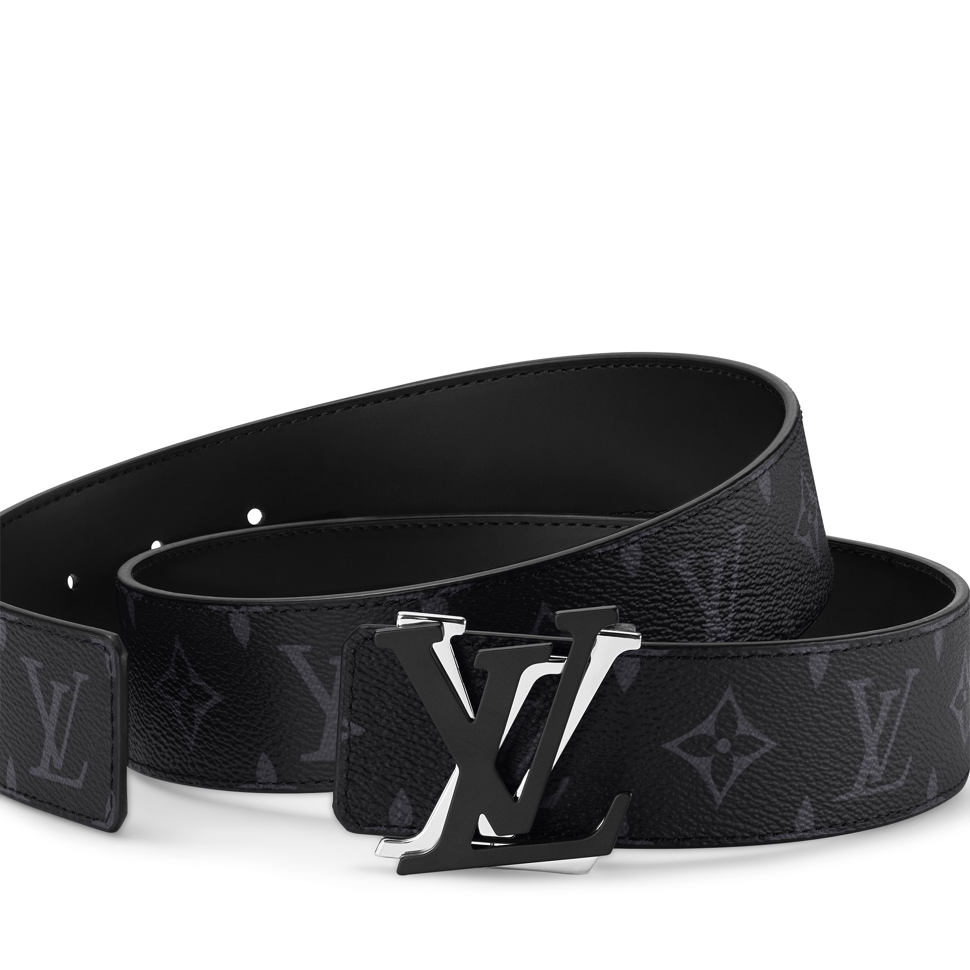 Toile Monogram Eclipse Accessoires Ceintures Ceinture LV Shake 40 mm réversible | Louis Vuitton ® (Zoom produit)