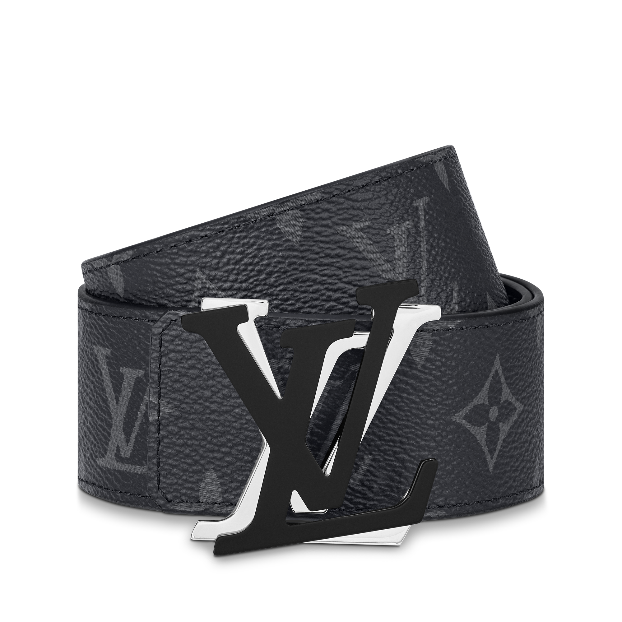 Toile Monogram Eclipse Accessoires Ceintures Ceinture LV Shake 40 mm réversible | Louis Vuitton ® (Zoom produit)
