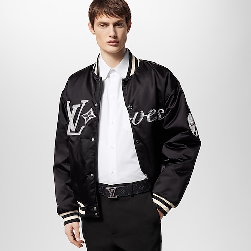 Toile Monogram Eclipse Accessoires Ceintures Ceinture LV Stitch 40 mm réversible | Louis Vuitton ® (Zoom produit)