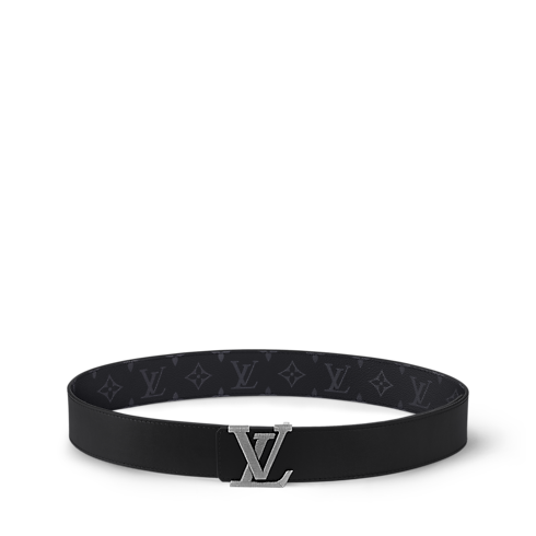 Toile Monogram Eclipse Accessoires Ceintures Ceinture LV Stitch 40 mm réversible | Louis Vuitton ® (Zoom produit)
