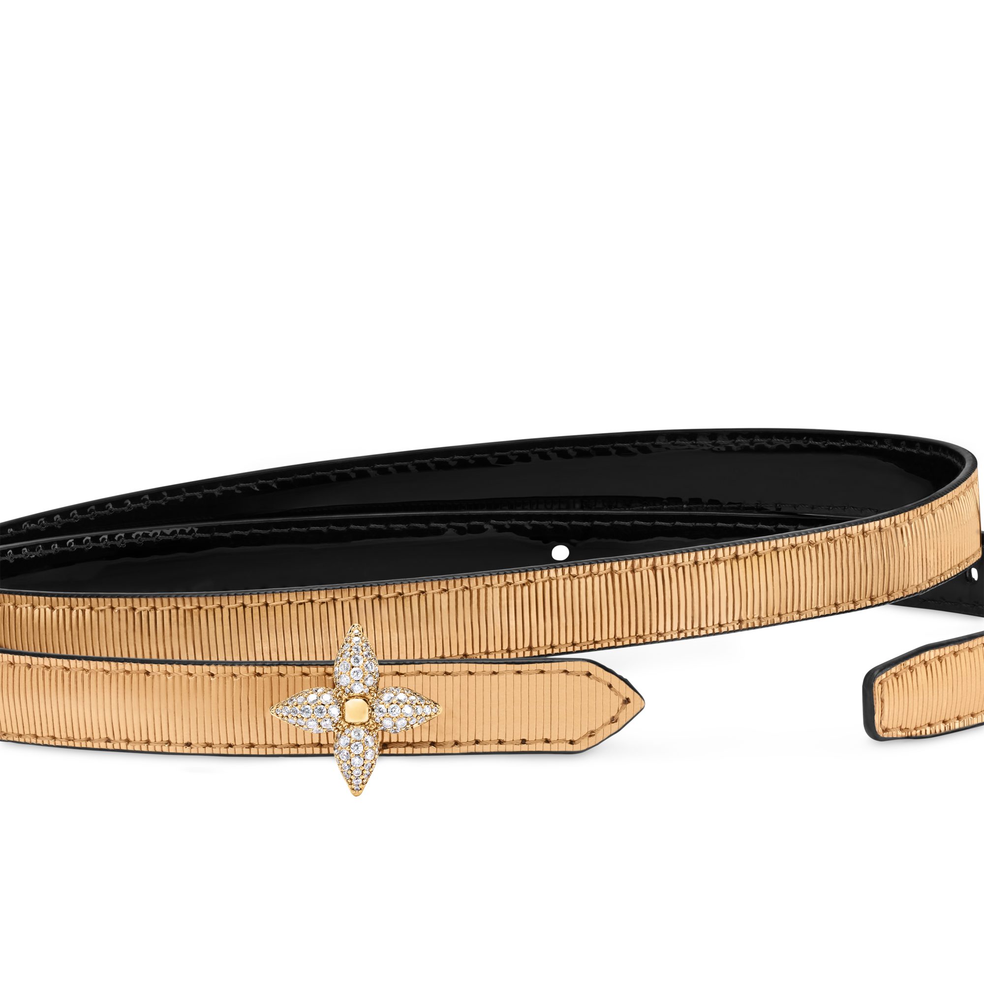  Accessoires Ceintures Ceinture Mini Flowergram 15 mm réversible | Louis Vuitton ® (Zoom produit)