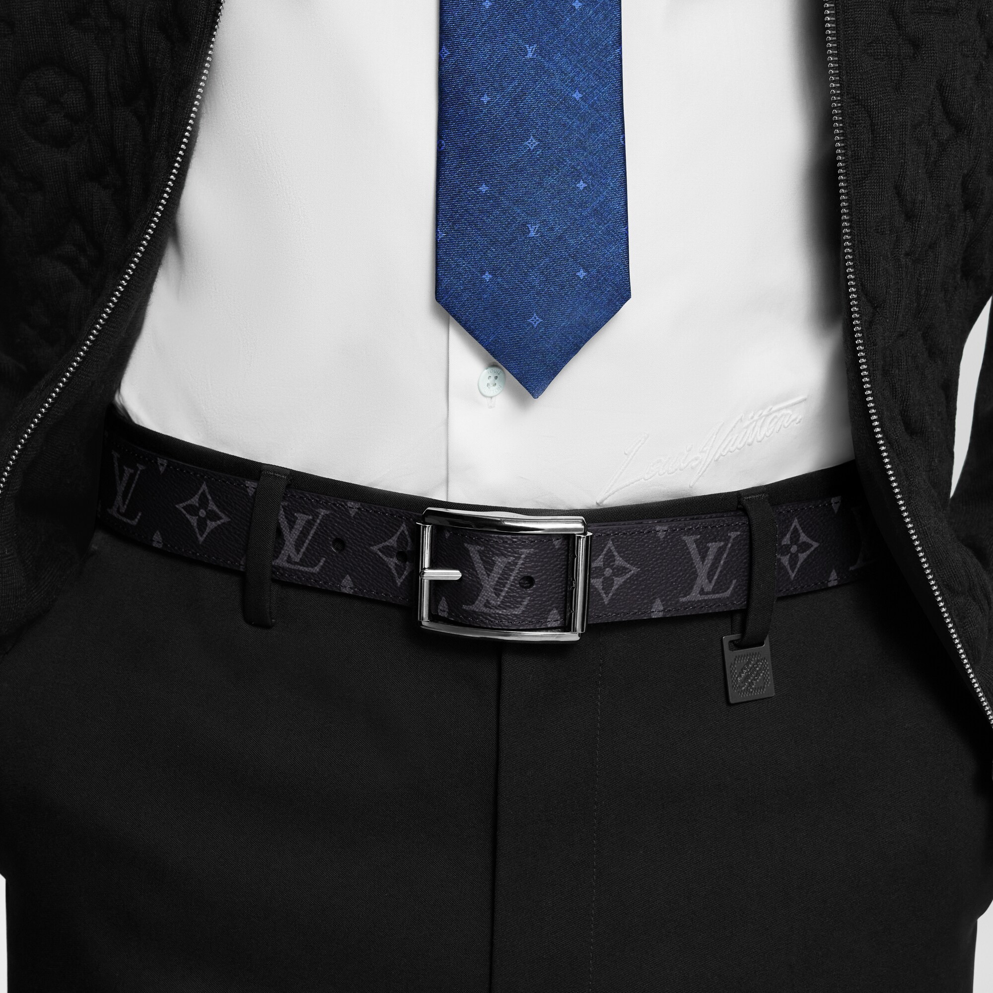 Toile Monogram Eclipse Accessoires Nouveau Cette Saison Ceinture Uptown 35 mm réversible | Louis Vuitton ® (Zoom produit)